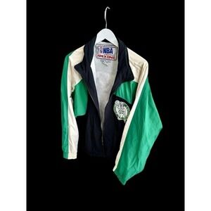 Vintage Boston Celtics Apex One Championship Jacket 2008 Sz Large Broken Zipper